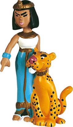 Figurine Cléopâtre et sa panthère