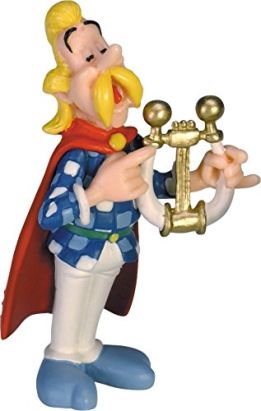 Figurine Assurancetourix jouant de la lyre