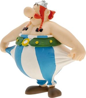 Figurine Obélix tenant son pantalon