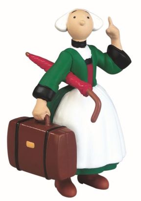 Figurine Bécassine et la valise