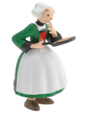 Figurine Bécassine et la crêpe