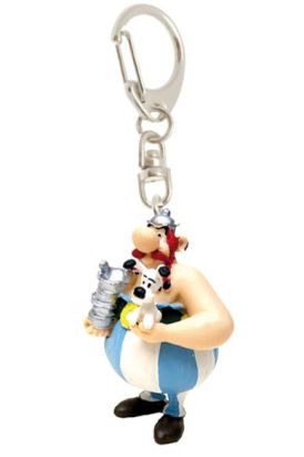 Porte-clés mini Obélix casques des Romains