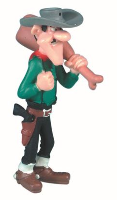 Figurine Averell Dalton ave un jambon