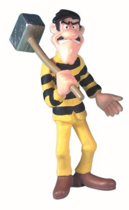 Figurine Averell Dalton avec sa masse