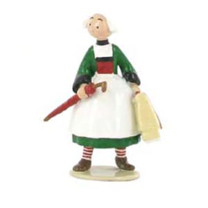 Figurine Bécassine sac et parapluie