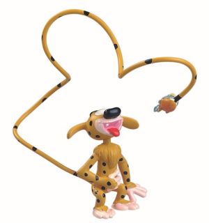 Figurine Marsupilami et piranha