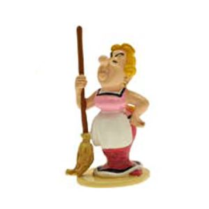 Figurine Bonemine et son Balai