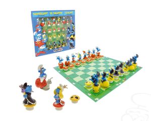 Jeu d'échecs Schtroumpfs
