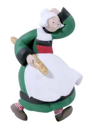Magnet Bécassine avec baguette de pain