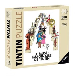 Puzzle Tintin - Le Musée Imaginaire - 500 pièces et poster