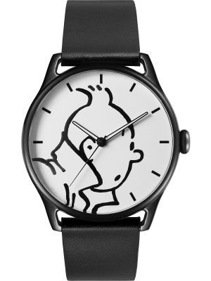 Montre Classic Noire - Tintin (Taille L) Montre Classic Noire - Tintin (Taille L)
