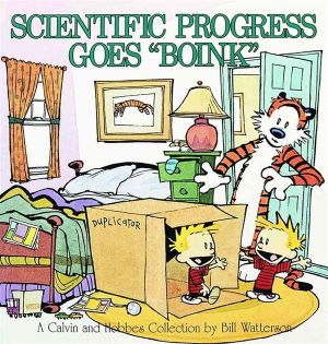 Calvin and Hobbes ; scientific progress goes boink