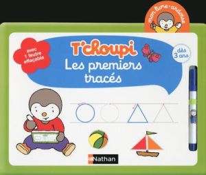 Mon livre-ardoise - T'choupi les premiers tracés (à partir de 3 ans)