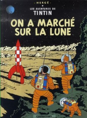tintin tome 17 - on a marché sur la lune (petit format)