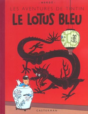 Tintin tome 5 - le lotus bleu (fac-similé couleurs 1946)