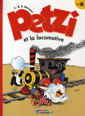 petzi tome 16 - petzi et la locomotive