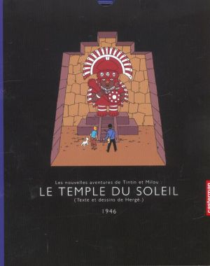Tintin tome 14 - le temple du soleil (réédition)