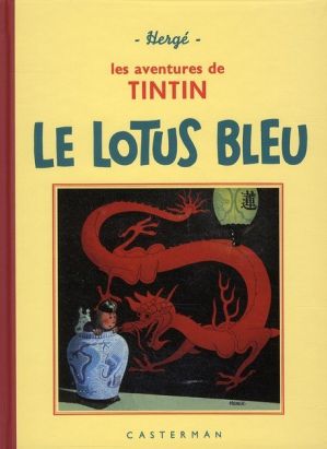 Tintin tome 5 - le lotus bleu (fac-similé N&B 1934-35 - Petit format)