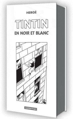 Tintin coffret mini-albums noir et blanc