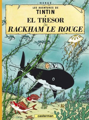 Tintin le trésor de Rackham le rouge en borain de Frameries
