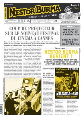 Nestor Burma - L'homme au sang bleu - journal tome 1