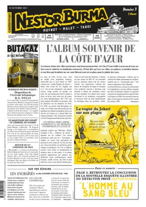 Nestor Burma - L'homme au sang bleu - journal tome 3