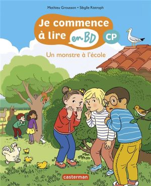 Je commence à lire en BD : CP - Un monstre à l'école
