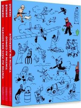 Coffret Tintin tomes 1 à 3 (colorisés)