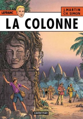 lefranc tome 14 - la colonne - édition de luxe