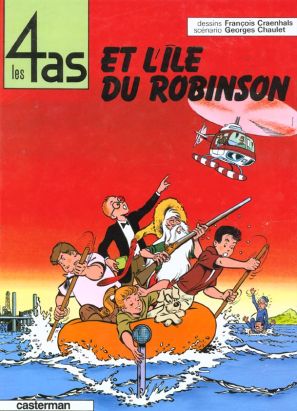 Les 4 as tome 9 - et l'île du robinson