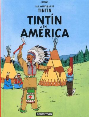 tintin tome 3 - fac similé espagnol - tintin en amérique