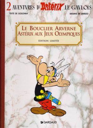 coffret 2 volumes astérix - le bouclier arverne, astérix aux jeux olympiques