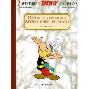 coffret 2 volumes asterix - obélix et compagnie, asterix chez les belges