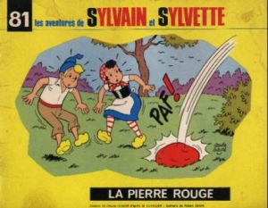 Sylvain et Sylvette (03-série : Fleurette nouvelle série) tome 81 - La pierre rouge (éd. 1976)