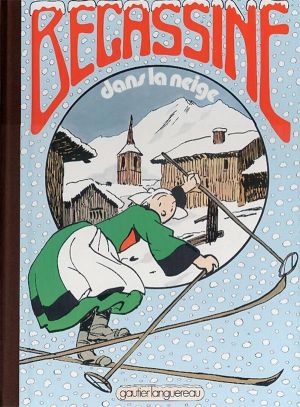 bécassine ; dans la neige