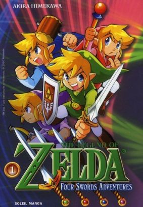 the legend of Zelda Tome 8 : four swords adventure tome 1