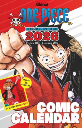 One Piece - mini-calendrier 2026