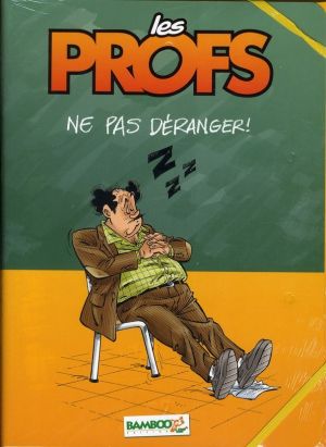 les profs - chemise tome 9 et tome 10 - ne pas déranger !