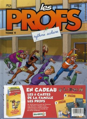 les profs tome 9 - rythme scolaire - en cadeau les 6 cartes de la famille les profs