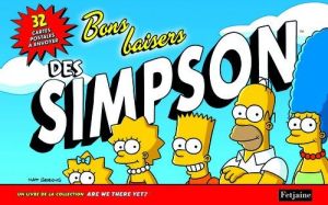 les simpson ; bons baisers des simpson ; 32 cartes postales