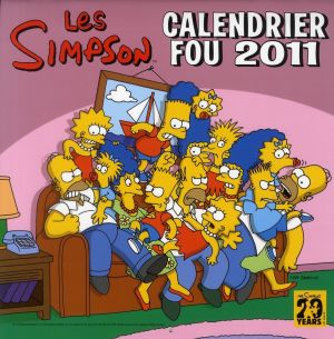 les Simpson : calendrier fou (édition 2011)