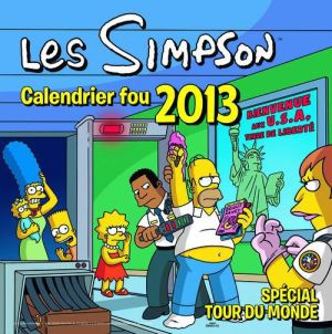 calendrier fou les Simpson 2013