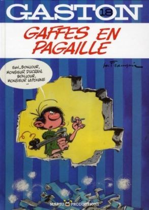 gaston tome 18 - gaffes en pagaille