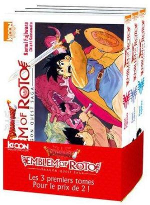 Pack découverte Dragon Quest - Emblem Of Roto tomes 1 à 3