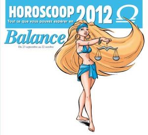 Horoscoop 2012 ; balance