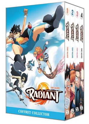 Fourreau Radiant tome 1 à tome 4 + Poster