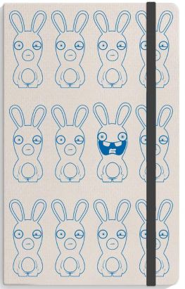 Lapins crétins - carnet mosaïque