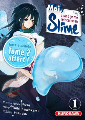 Moi quand je me réincarne en slime - pack tomes 1 et 2