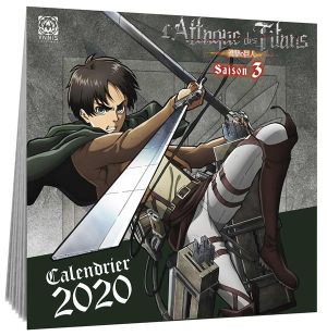L'attaque des titans - calendrier 2020