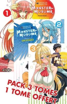 Monster musume - pack tomes 1 à 3